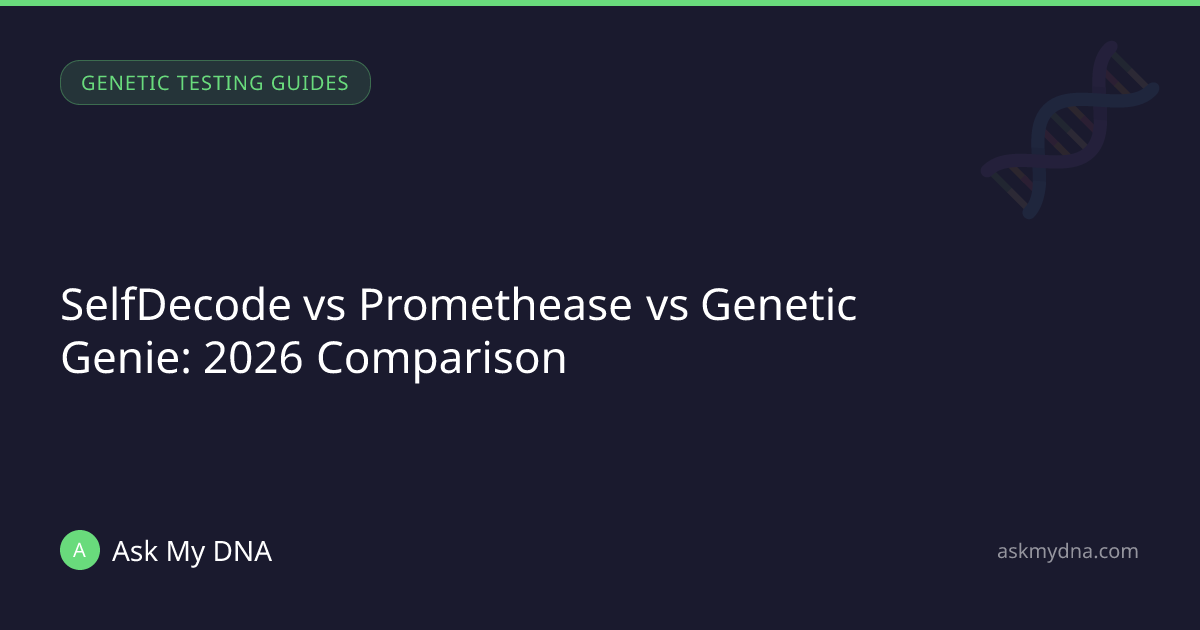 SelfDecode vs Promethease vs Genetic Genie: Which Wins